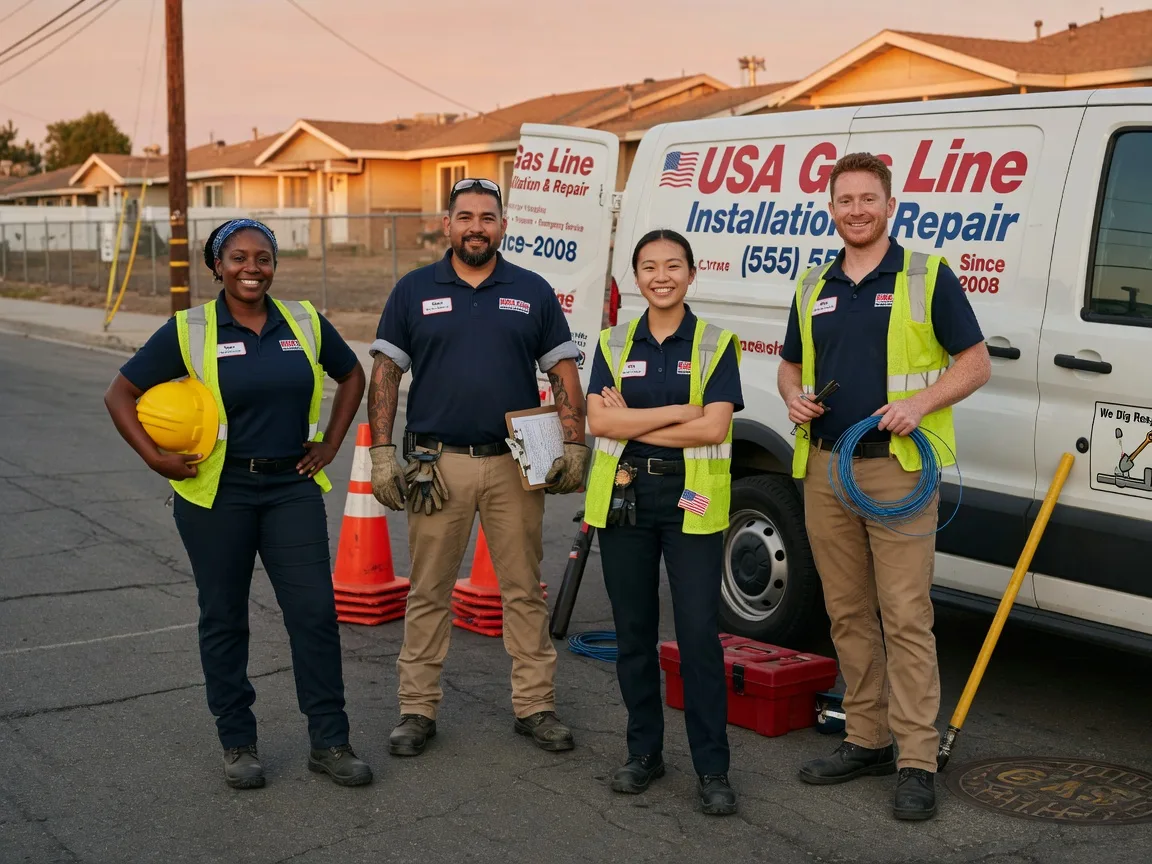 Gas Line Installation company in Menoken, ND